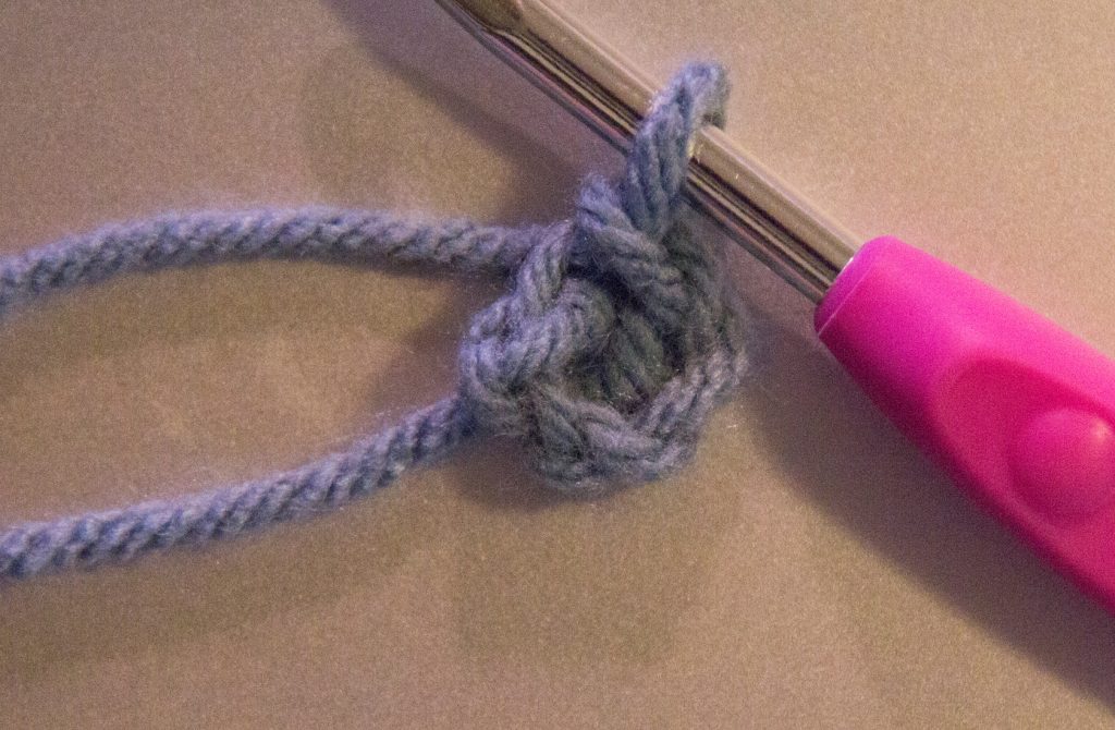 Circle to Square Granny Square - Step 0